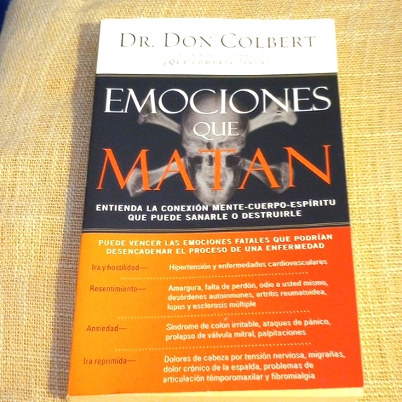 Dr. Don Colbert " Emociones que matan" spanish version book. - Picture 1 of 3